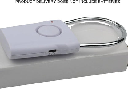 Wireless Door and Window Safety Sensors, Touch Vibration Detection, 120 Alarm Sound, Three Alarm Modes for Burglar Alarm System at Home