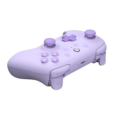 8Bitdo Ultimate 2C Hall Effect Joysticks and Hall Triggers Wireless Controller for Windows PC and Android, with Remappable L4/R4 Bumpers, Turbo function & Rumble vibration (Purple)