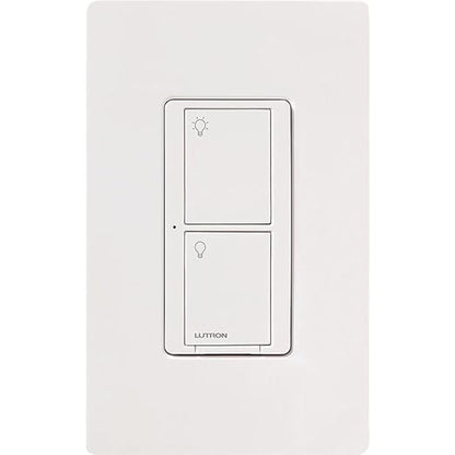 Lutron Caseta Original Smart Light Switch (Lutron Smart Hub Required), for Home, LED Lights, and Fans, 6 Amp, Single-Pole/3-Way, Neutral Required, PD-6ANS-WH-6-Pack, White, 6 Pack