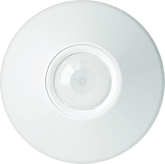 SensorSwitch Ceiling Motion Sensor, Passive Infrared PIR Occupancy Sensor, 360 Degrees Small Motion Detection, Indoor Use, Line Voltage, Standard Range