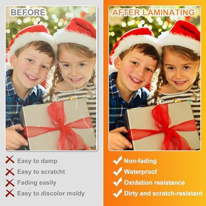 CAREGY 100 Pack Laminating Sheets, Hold 11 x 17 Inch Sheet, 3 Mil Clear Thermal Laminating Pouches 11.5 x 17.5 Inch Lamination Sheet Paper for Laminator, Round Corner