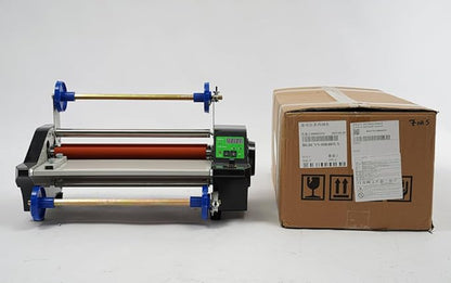 Pro Laminating Machine with Single & Double Sided Heating, 35cm Width & 0-200°C Temp Control for Documents, Photos, ID Cards