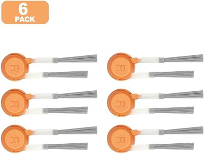 Replacement Side Brush Set for Narwal for Freo X10 Pro/YJCC027 Robot Vacuum 6-Pack Nylon Plastic Accessories for Corner and Edge Cleaning