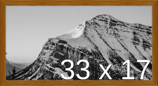 Frame It Easy 33 x 17 Hazel Wood Frame (Derby)