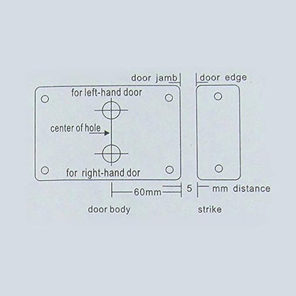 [Upgrade Version] AMOCAM Electric Electronic Door Lock 6pcs Computerized Doted Keys DC 12V Stainless Steel E-lock Support Wooden Glass Metal Door for Video Door Phone Doorbell Intercom Access Control