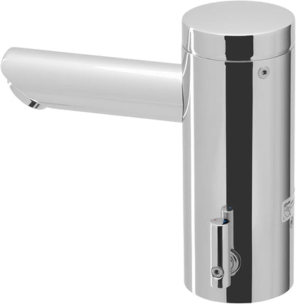 Sloan Optima EAF-200 Sensor Activated Touch-Free Faucet, Commercial Grade w/Mounting Hardware & Integrated Side Mixer - 0.5 GPM Bluetooth Hardwired Deck-Mounted Mid Body, Polished Chrome, 3335051