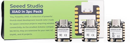XIAO ESP32C6 3PCS Pack - 2.4GHz Wi-Fi 6, BLE 5.0, Zigbee, Matter, Thread, onboard Antenna and External Antenna Interface