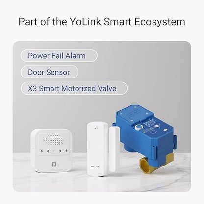 YoLink Smart Temp & Humidity Sensor, LoRa Long Range, 2 Year Battery, Indoor Monitoring for Wine Cellar, Bedroom, Nursery, Greenhouse, RV, with App, Email & SMS Alerts, Alexa IFTTT, 2 Pack + Hub