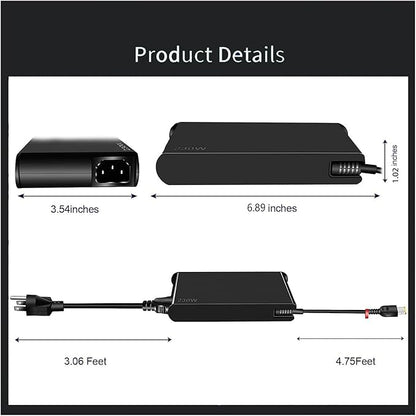 230W Legion 5 Charger Compatible with Lenovo Legion 5 7 5P C7 S7 Y520 Y740 Y730 Y900 Y910 Y920 Y7000P ThinkPad P16 P15 P73 P52 P70 ADL230NLC3A Laptop Power Supply Adapter