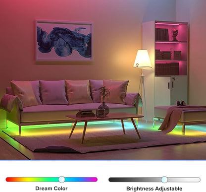 BTF-LIGHTING RF 2.4GHz Wireless Remote RC09RFB & C05W RGBWW 2.4GHz Tuya WiFi Controller Kit Alexa Google Home APP Control for RGBCCT PWM 5050SMD FCOB (+ R G B W W) 6PIN LED Strip DC12V DC24V