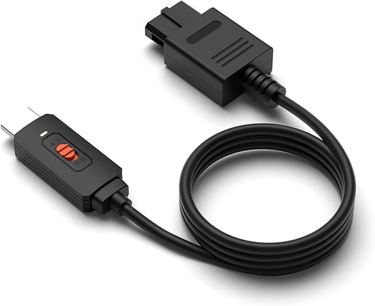 Azduou Gamecube /N64 HDMI Adapter Supports 4:3 and 16:9 Aspect Ratio Switching Converts N64 Game Console Video Signal to HDMI Signal Easily Connect The Game Console to HDTV（for N64/SNES/NGC-3 in 1）