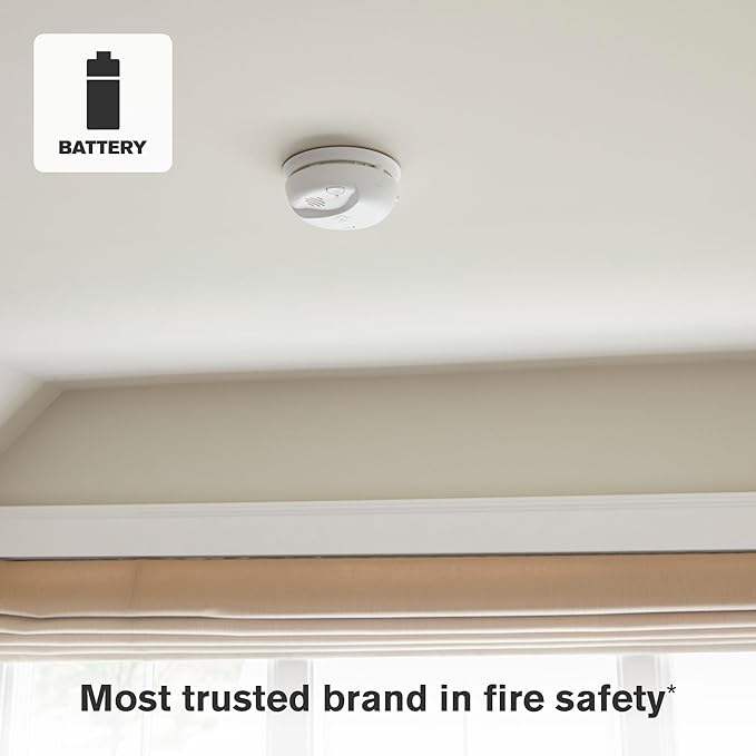 First Alert SMICO100 Battery-Operated Combination Smoke & Carbon Monoxide Alarm, 12-Pack