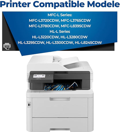Compatible Brother TN229XL Toner Cartridges MFC-L3780CDW MFC-L3720CDW HL-L3280CDW Replacement for Brother TN229XL TN229 229 XL Work for MFC-L3720CDW MFC-L3780CDW L3765CDW HL-L3280CDW L3220CDW Printer