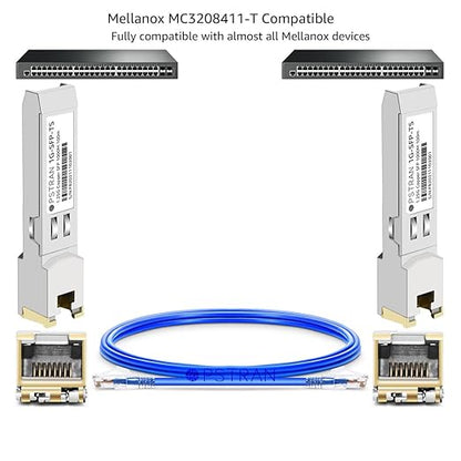 OPSTRAN 1000BASE-T SFP RJ45 Copper Transceiver Module Compatible with Mellanox MC3208411-T 100m Cat 5e/6/6a