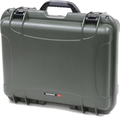 NANUK Large Series 930 Lightweight NK-7 Resin Waterproof Protective Case with Foam, Olive