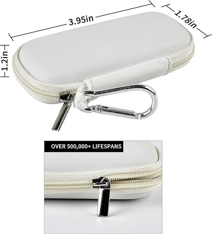Heart Monitor Case Compatible with AliveCor Kardia Mobile ECG/for KardiaMobile 6L for Apple and Android Device - CASE ONLY (White)