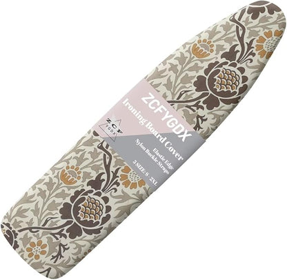 ZCFYGDX Elastic Ironing Board Covers Standard Size, William Morris Prints Ironing Board Straps/Cover and Fastener 15x54 Inch, Strongly Breathable and Doesn't Retain Moisture, Easy Installation