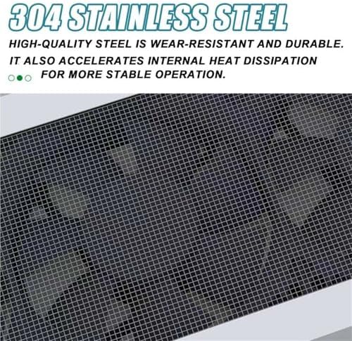 Adjustable Punch-Free Window Exhaust Fan with Filter, 52-140cm, 85m³/h Airflow, 2800 RPM, Ideal for Home, Kitchen, Bedroom, & Office Ventilation