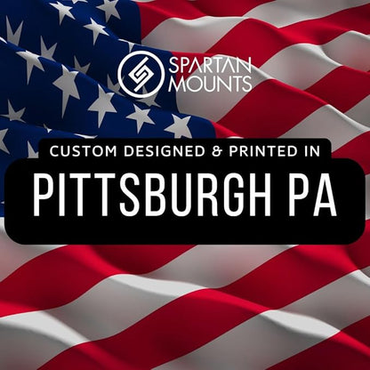 Spartan Mounts Compatible with Ultimate Ears MegaBoom 3 Bluetooth Speakers | Low Profile Wall Mount Anywhere Design for Home, Office, Studio, Garage, Dorm, Patio, Auto, Boat, Golf Cart | Made in USA
