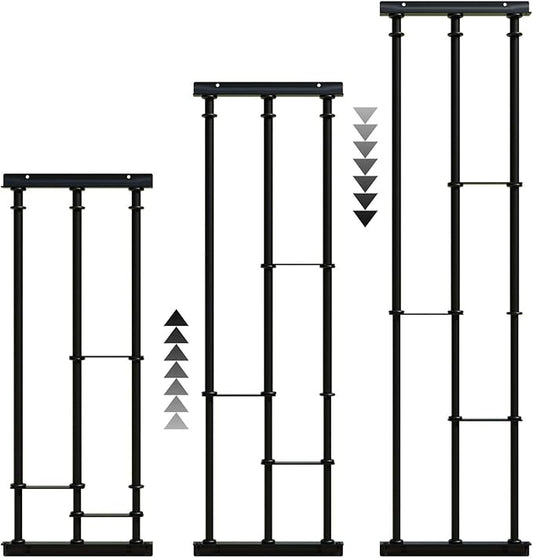 SWB Adaptable Window Bars Security for Windows - Model B | Easy DIY Installation | Suitable for Both Frame and Wall | Telescopic System | Patented Security Innovation