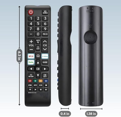 2 Pack BN59-01315A Samsung TV Remote Control Replacement for Smart TV - Easy Setup, Durable Design, Universal IR Remote, Streaming Shortcuts - Works with Samsung Smart TV, LCD, LED, HDTV, 3D Models