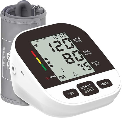 CardioVantage Blood Pressure Monitor for Home Use, Upper Arm Blood Pressure Machine with Large Cuff (8.7’’-16.5’’), Automatic BP Cuff with Large Screen, 2 User, 198 Memories