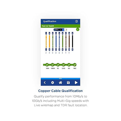 TREND Networks | SignalTEK QT | Upto 10G Copper Qualification Tester | Live Wiremap & TDR Fault Location | Wi-Fi Access Point Scan | Remote Access | Built-in PDF Reporting | R166002