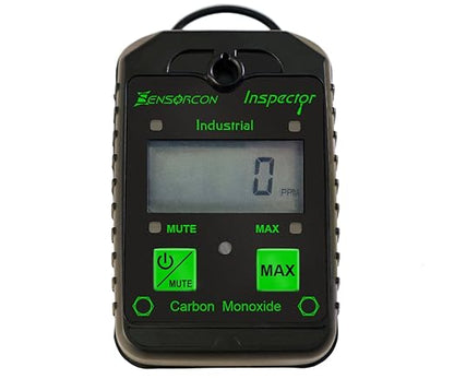 Sensorcon Industrial CO Carbon Monoxide Monitor with Visual, Audible and Vibrating Alerts, Waterproof