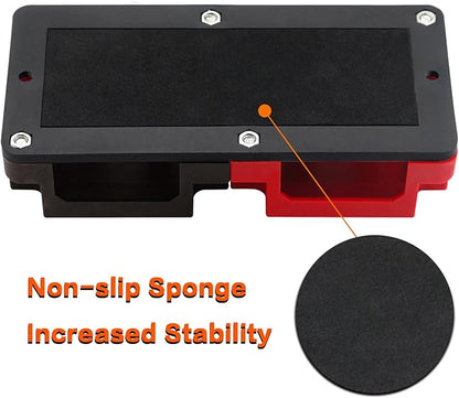 AMOMD Heavy Duty 400A 12-48V Tin-Plated Copper Block Bus Bar 8xM10(3/8") Studs Independent Modular Positive Negative Ground Battery Junction Block Buss Bar for Solar System Marine Truck Boat
