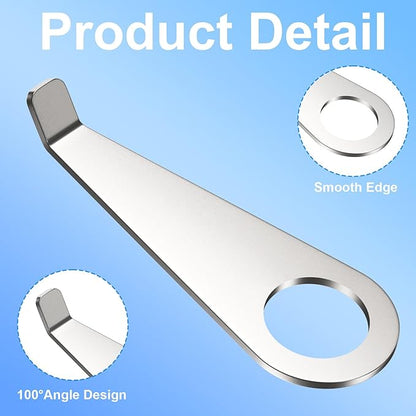 Pyfhy Ring Video Doorbell Key Replacement Tool, Doorbell Camera Opening Key Tool Compatible with Ring Battery Doorbell (2024 Release) with Small No Soliciting Signs, Secure Removal Key Tool (2 Pcs)