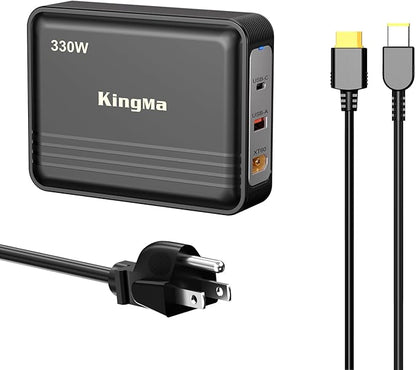 330W Lenovo Legion 7i GaN Laptop Charger with XT60 Port (20V/16.5A) 11/45mm PD 3.0 Fast Charging Adapter, Compatible with Legion Slim 7i N9000K Y9000X R9000P- Gaming & Engineering Laptops Charger