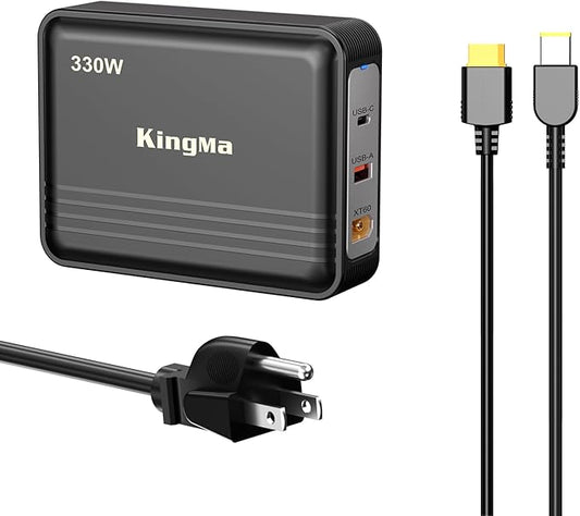 330W Lenovo Legion 7i GaN Laptop Charger with XT60 Port (20V/16.5A) 11/45mm PD 3.0 Fast Charging Adapter, Compatible with Legion Slim 7i N9000K Y9000X R9000P- Gaming & Engineering Laptops Charger