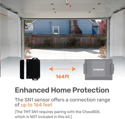 TMT SN1 Wireless Smart Door Sensor, WiFi Window Alarm Sensor Up to 164 Feet, Wireless Contact Sensor for Home Security, Smart Home Devices Compatible with with ChowBOX