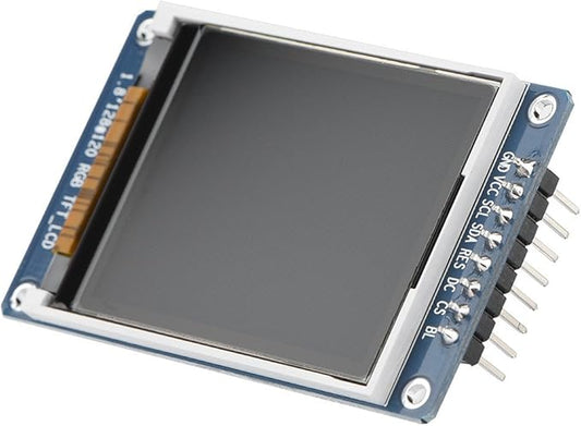 Bewinner 1.8inch LCD Display Module, TFT Screen Module 128 x 160 Resolution Onboard Driver ST7735 SPI Interface, Full-Color LCD Screen Display Controller Module