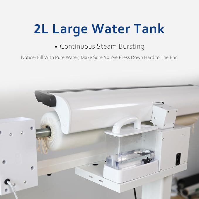 Rotary Roller Steam Press Iron, automatic ironing machine， Continuous Steam for Commercial Home Use. For Bed Sheet,Pillowslip，rotary garment iron (New Machine with stand)