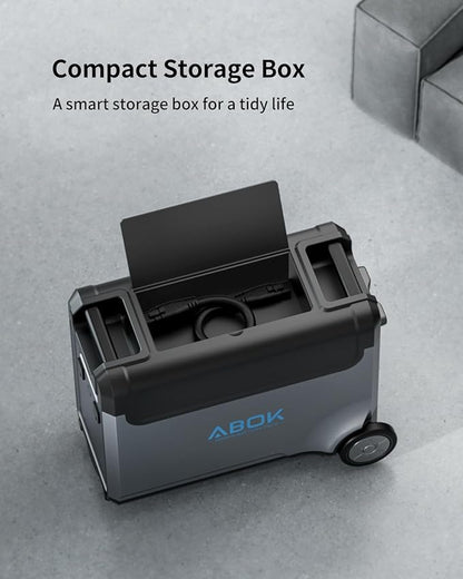 Portable Power Station Extra Battery for Ark3600, 3840Wh LiFePO4 Battery Electric Solar Generator for Garage, Home, Off-Grid Living,Car Refrigerator, Portable Air Conditioner