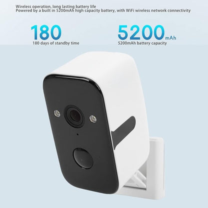 LICAEVEY 2K Security Camera with AI Human Detection, 1080P HD Pan Tilt View and Magnetic Mount for Indoor Outdoor Home Monitoring