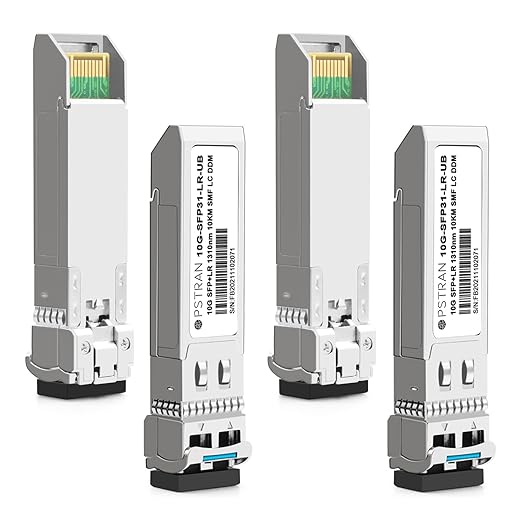 OPSTRAN 10GBASE-LR SFP+ Optical Transceiver Module Compatible with Ubiquiti Unifi UF-SM-10G 10G SFP+ LR 1310nm 10km DDM Duplex LC SMF 4 Pack