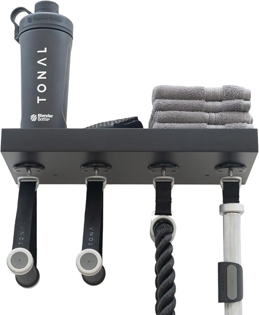 Bendy3D Solutions 16" Tonal Accessory Shelf - (Black, 16" Shelf - 4 Mounts)