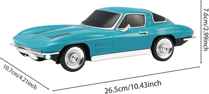 WSTER Retro American Style car Bluetooth Speaker, Portable Wireless Outdoor Speaker, TWS Stereo, Support USB/TF/AUX, Party Bluetooth Speaker with Microphone,Classic car Gifts for Men(Green)