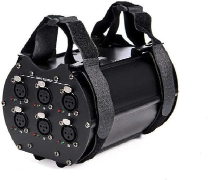 MFL. DMX Splitter with One Input 6-Way Distributor 3-Pin Xlr Separate Dmx Signal Amplifier System