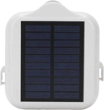 ZIZEV Solar Powered Smart Curtain Motor, APP Remote Control Automatic Curtain Opener Compatible with Roman Rod U Shape I Beam Tracks, with Voice Control for Home