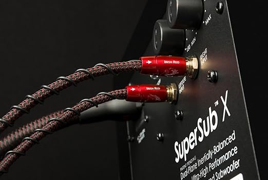 AudioQuest 2m Irish Red RCA Audio Cable Black - Audio Cables (RCA, RCA, 2 m, Black)