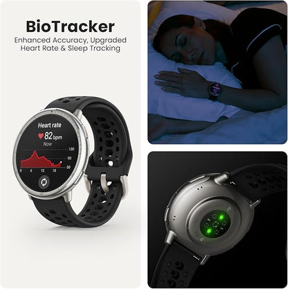 Amazfit Active 2 Sport Smart Watch Fitness Tracker for Android and iPhone, 44mm, 10 Day Battery, Water Resistant, GPS Maps, Sleep Monitor, 160+ Workout Modes, 400 Face Styles, Silicone Strap, Free App