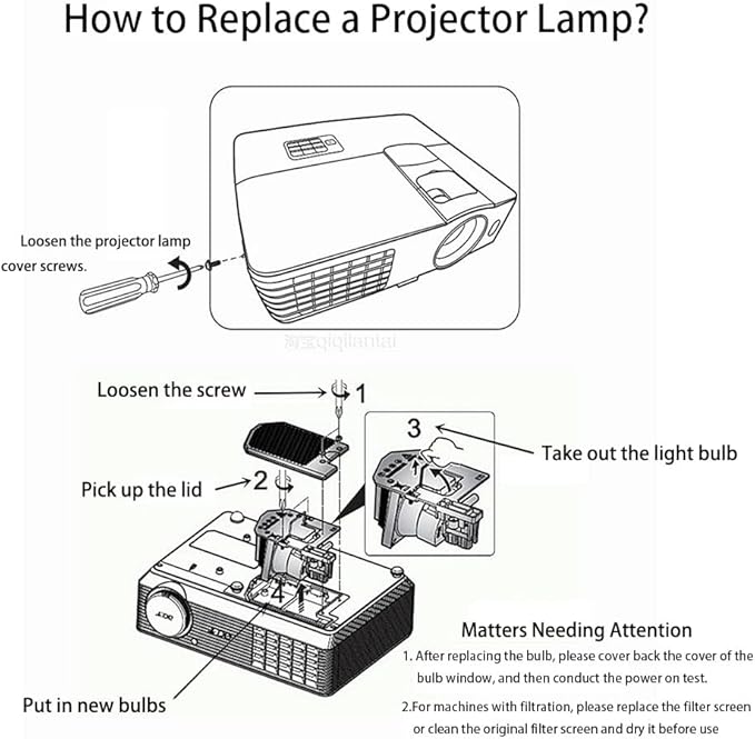 Migokrust Genuine Original Replacement Projector Lamp/Bulb with Housing for Panasonic ET-LAD35 ET-LAD35H ET-LAD35L Projector-(OEM Bulb Inside)