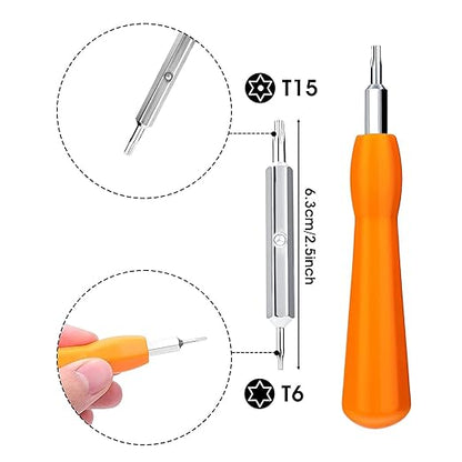 Replacement Screws for Doorbell - Orange Screwdriver T6 T15 & + 20Pcs Screws for Doorbell 2nd Gen & Pro