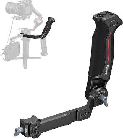SmallRig Sling Handle Gimbal Handgrip for DJI RS 2 / RSC 2 / RS 3 / RS 3 Pro/RS 3 Mini/RS 4 / RS 4 Pro/RS 4 Mini, Adjustable Gip for Low Angle Shots, w/QD Socket