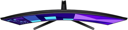 Samsung 32-inch S3 (S39GD) FHD 100Hz Curved Monitor, Game Mode, Eye Saver Mode, Multiple Connectivity with HDMI Port, Built-in Speakers, LS32D39DGANXZA, 2025