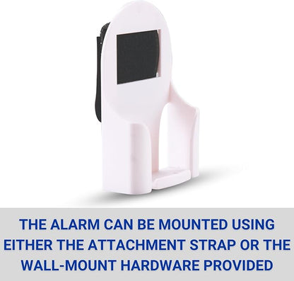 Secure Chair Alarm for Elderly Fall Prevention - 12" x 12" Pressure Sensor Pad with 80-120 dB Monitor – Wheelchair Safety Caregiver Alert System for Seniors, Dementia, and Alzheimer’s Patients