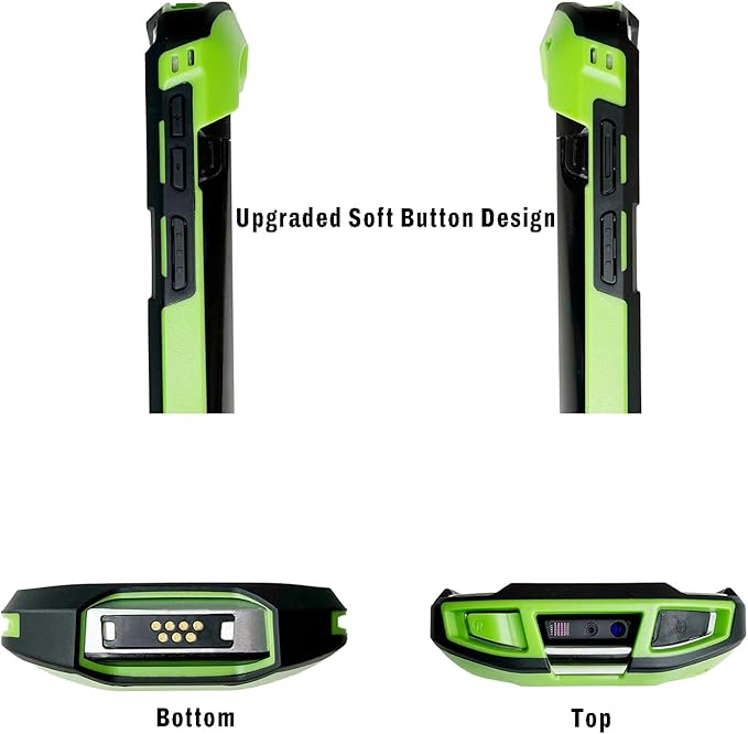 Case for Zebra TC51 TC510K TC52 TC52X TC56 TC57 TC57X TC520 TC520K – Rugged Protective Cover with Strap, Bumper, Boot-Style Holster, Handheld Barcode Scanner Accessory SG-TC51-EXO1-01 (Green)